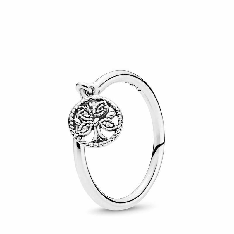 Pandora Tree of Life Stackable Ring Silver Egypt GK3820594
